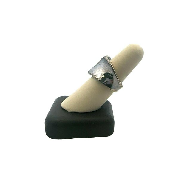 RLM Studio Sterling Silver Love Heart‎ Forgive Size 8 Designer Ring! 65 - Picture 5 of 6